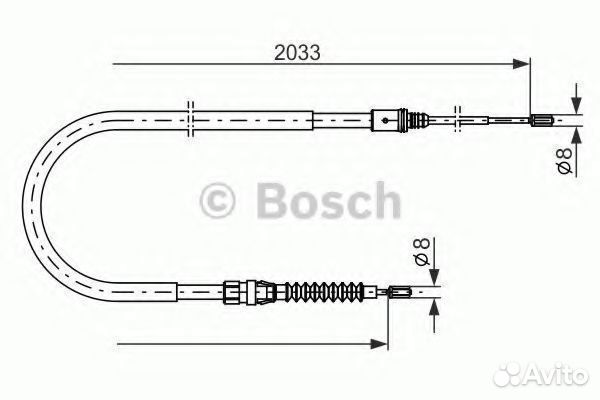 Трос 1987482190 bosch