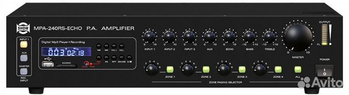 Усилитель комбинированный show MPA-240RS