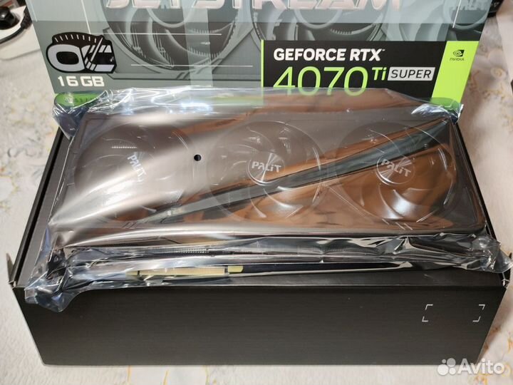 Palit RTX 4070ti super jetstream новая, гарантия