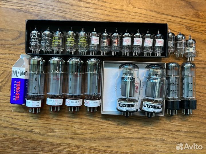 Лампы для гитарного усилителя EL34 12ax7