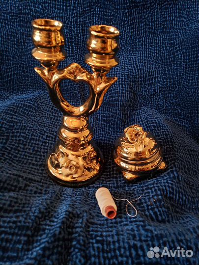 Подсвечник стеклянный