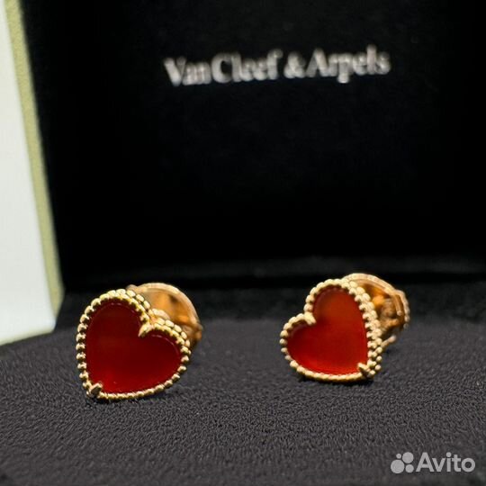 Серьги van cleef