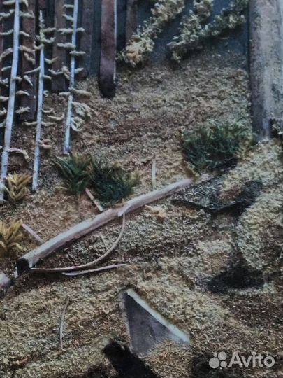 Картина Шишкина в технике флористическая живопись