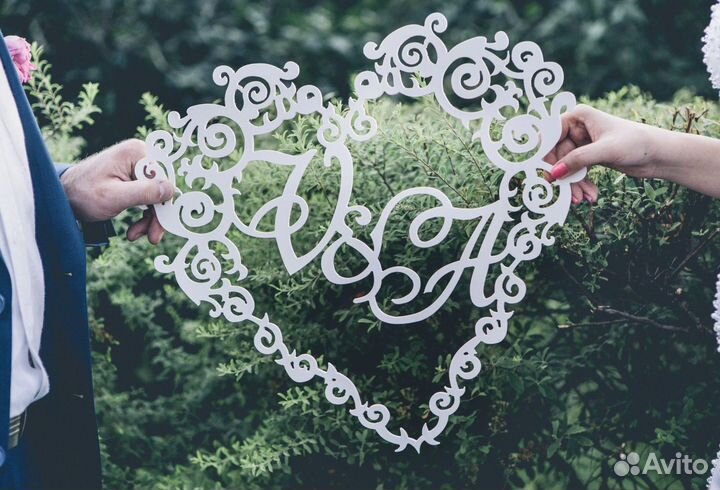 Монограмма на свадьбу