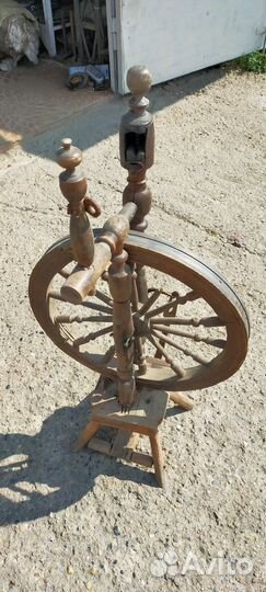 Прялка деревянная старинная