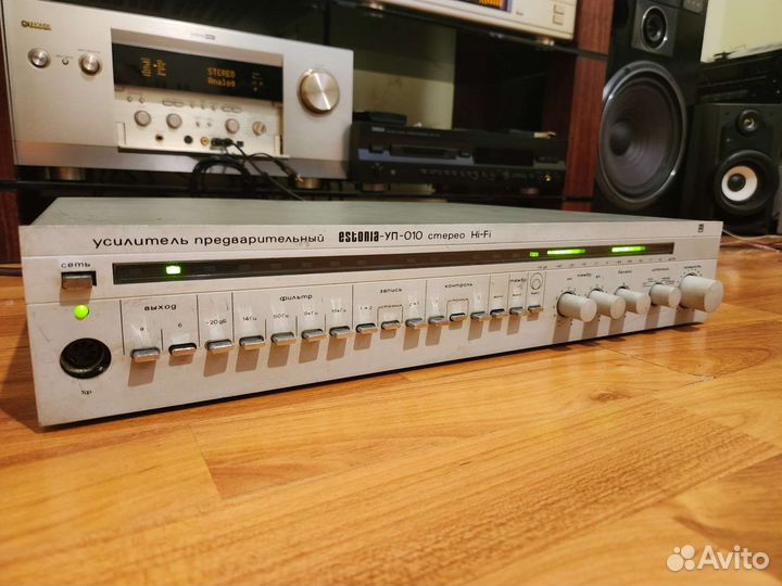 Эстония уп-010 усилитель предварительный