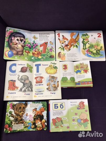 Книги для малышей (изучаем буквы, цифры, цвета)