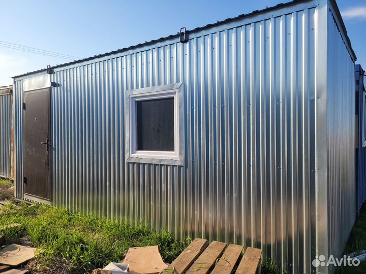 Вагончик бытовка для проживания строителей