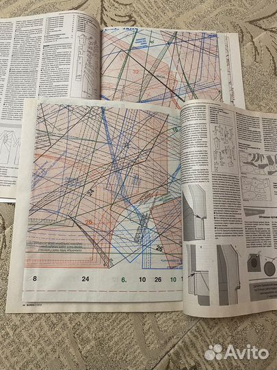 Журналы бурда с выкройкам 2017/18 два