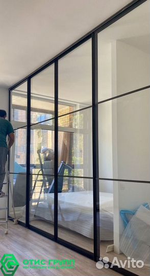 Стеклянные перегородки