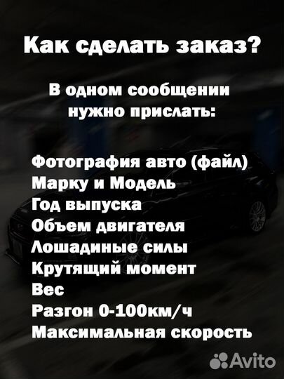 Постер с вашим Авто