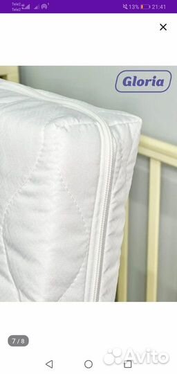 Матрас в кроватку для новорождённых 120х60