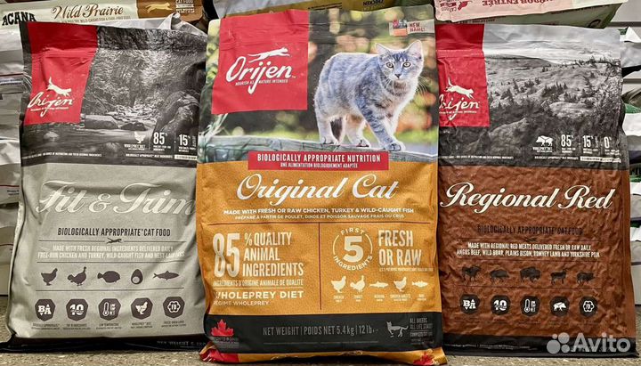 Ориджен для кошек. Orijen cat в ассортименте
