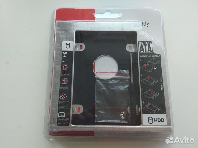 Адаптер (Optibay) для установки HDD/SSD в ноутбук