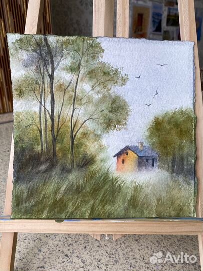 Картина акарелью