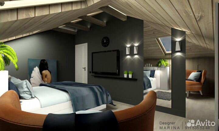 Дизайн проект интерьера дома, квартиры