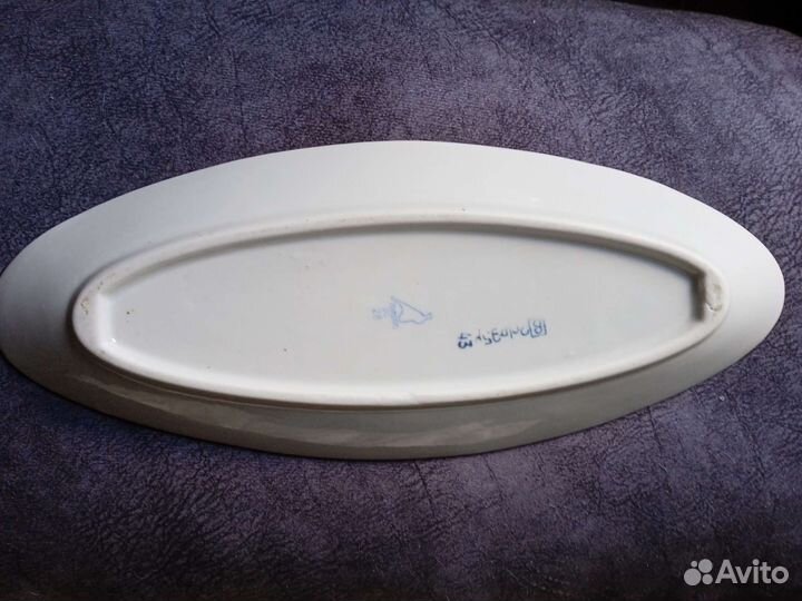 Селедочница. Фарфор Дулево