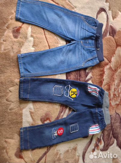 Детская одежда на мальчика, джинсовые вещи, 68-92р