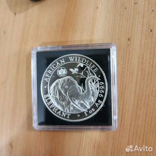 Серебряная монета Сомали 