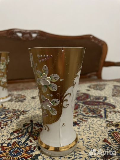 Графин и стаканы богемия