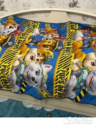 Плед щенячий патруль