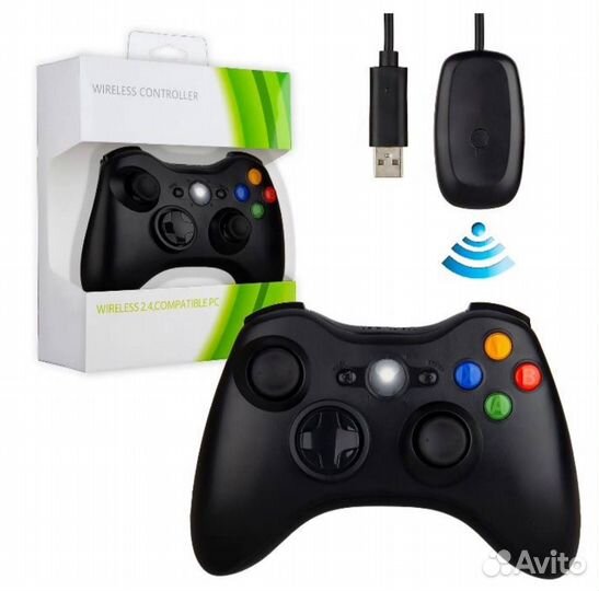 Геймпад xbox 360 беспроводной новый