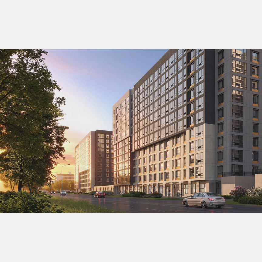2-к. квартира, 64,3 м², 10/12 эт.