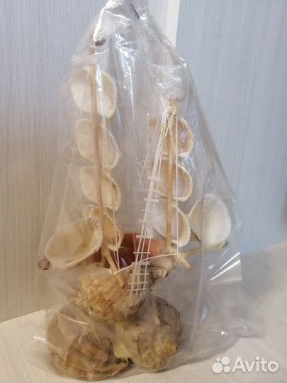 Корабль из ракушек