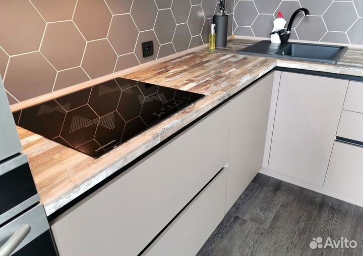 Современная кухня на заказ мдф фасады