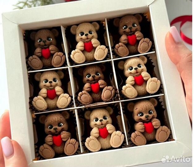 Шоколадная фигурка Мишка из шоколада