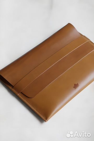 Футляр для ноутбука (макбук ) из кожи