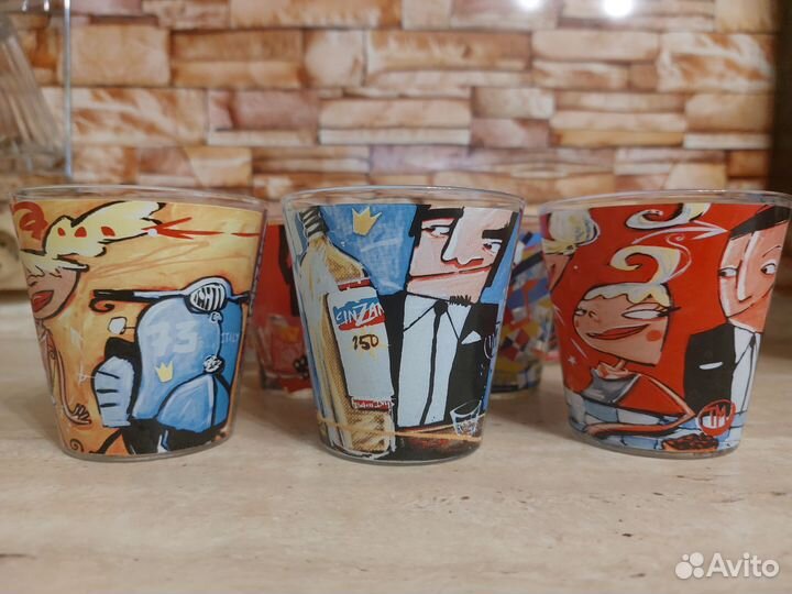 Стаканы Cinzano коллекционные