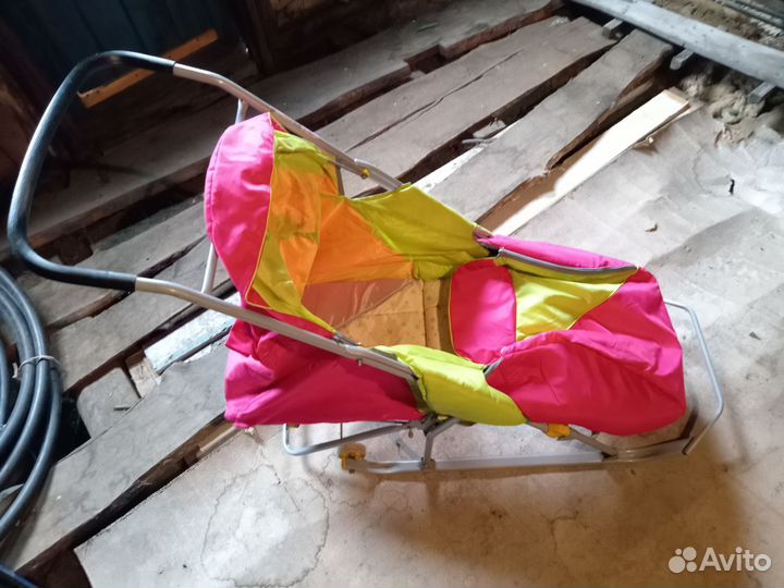 Коляска санки детские