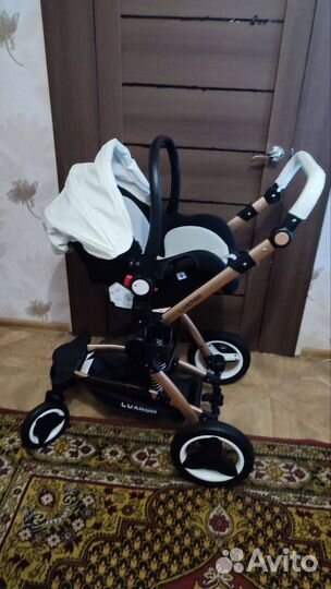 Коляска luxmom 3 в 1 бу