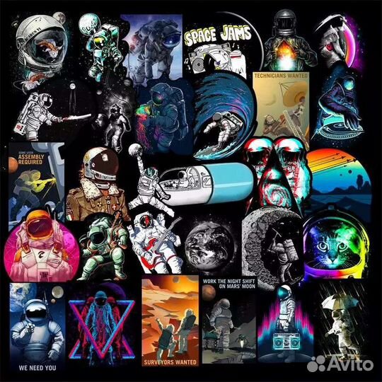 Наклейки (стикеры, стикерпак)