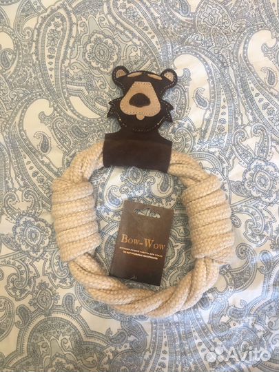 Bow wow. Игрушка для собак, джутовое кольцо