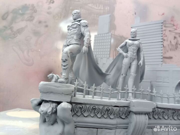 Диорамы Бэтмена с Бэтвумен и Росомахи с Дэдпулом