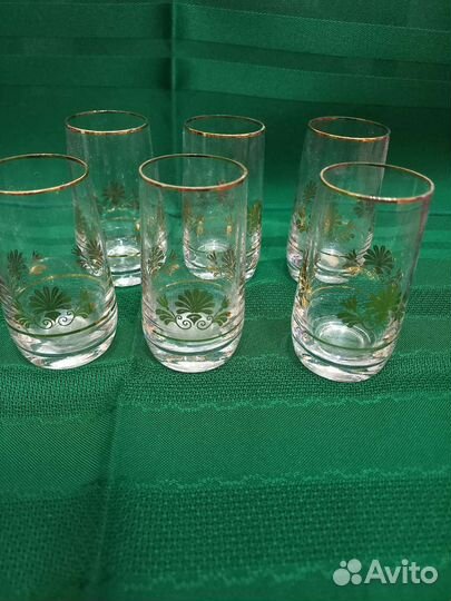 Рюмки ссср. Чешское стекло