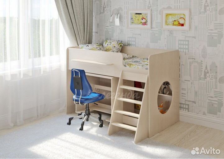 Кровать чердак