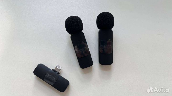 Беспроводной петличный микрофон boya BY-V2