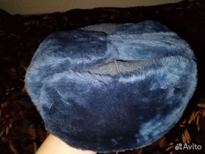 Шапка ушанка мужская полиция,военная