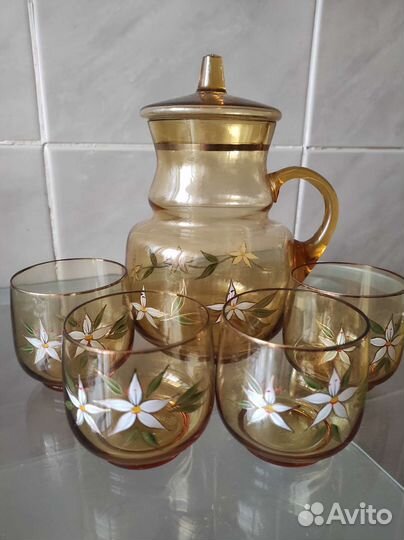 Набор кувшин и стаканы, СССР