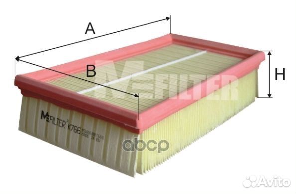 Фильтр воздушный K766 M-Filter