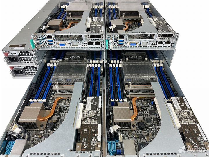 Сервер asus RS720Q-E8-RS12 8xCPU 4* 2x E5-2696v4 6