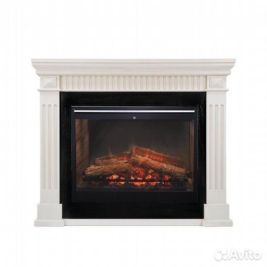 Каминокомплект America - Слоновая кость с патиной