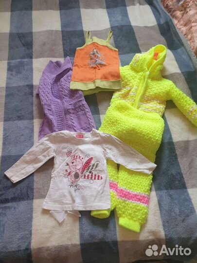 Детские вещи пакетом для девочек до года