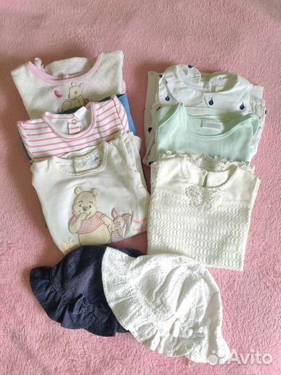 Вещи пакетом на девочку-31 ед, 0-1.5 лет next,zara