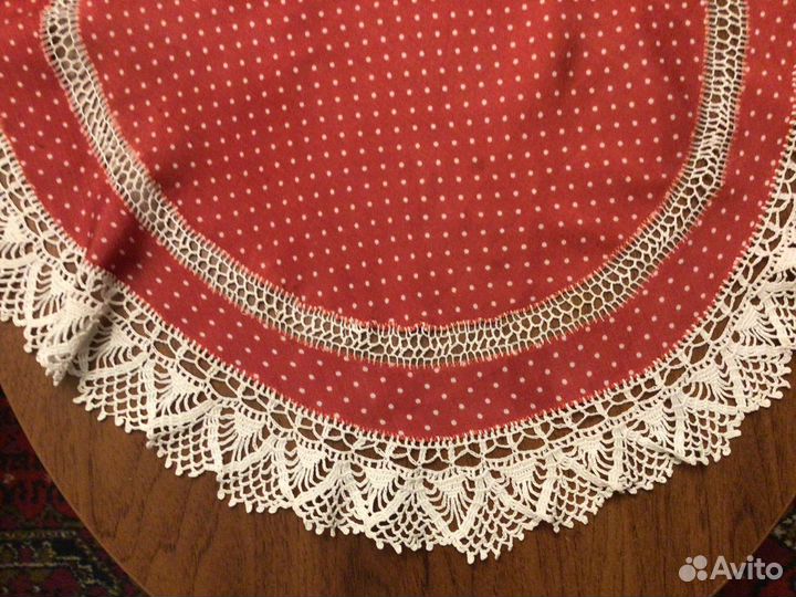 Салфетка ф60 см, винтаж СССР