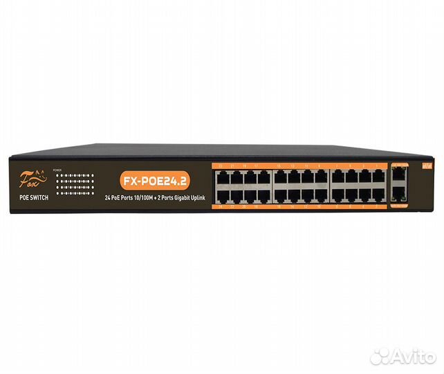 FX-POE24.2 2*Gigabit Uplink