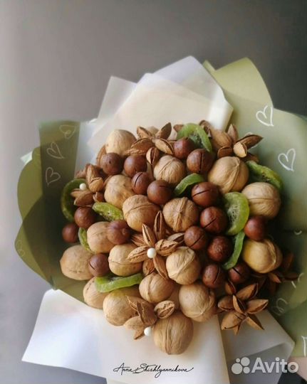 Фруктовые Ореховые букеты